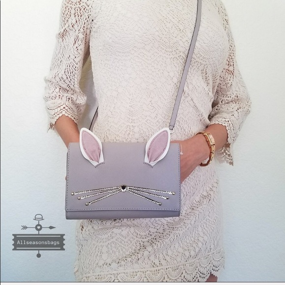 NWT Kate spade Rabbit Winnie hop to it crossbody - Picture 6 of 8